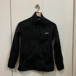 Patagonia womens better sweater, small, black
